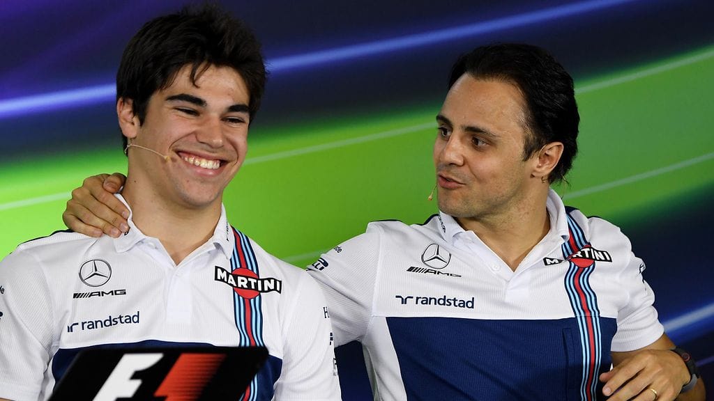 Lance Stroll ja Felipe Massa ajavat kaksikkona Williamsilla.