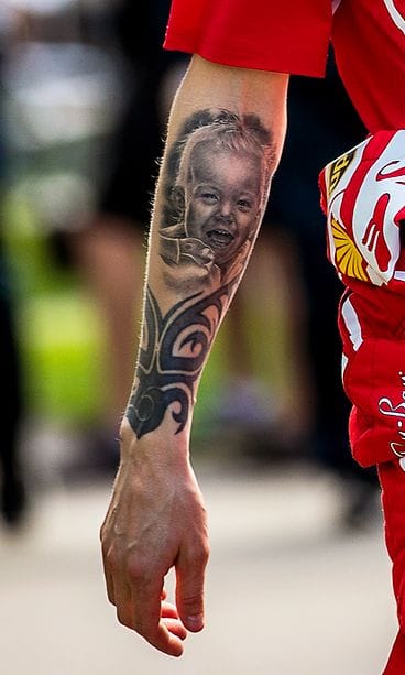 kimi räikkönen 24032017 australia tatuointi