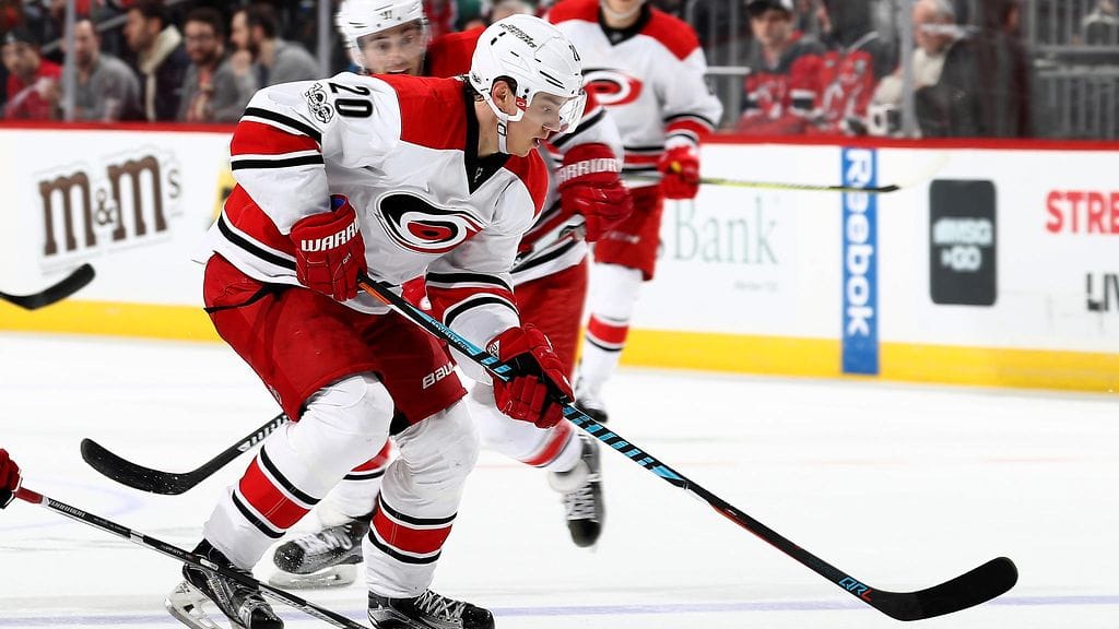 Sebastian Aho oli iskussa.