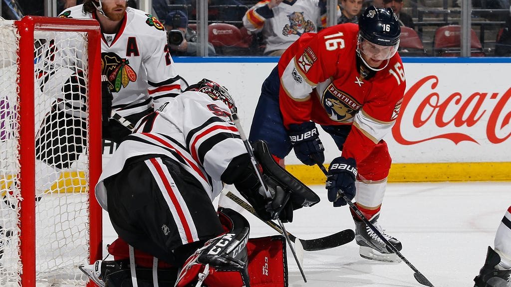 Aleksander Barkov iski tehot 1+2.