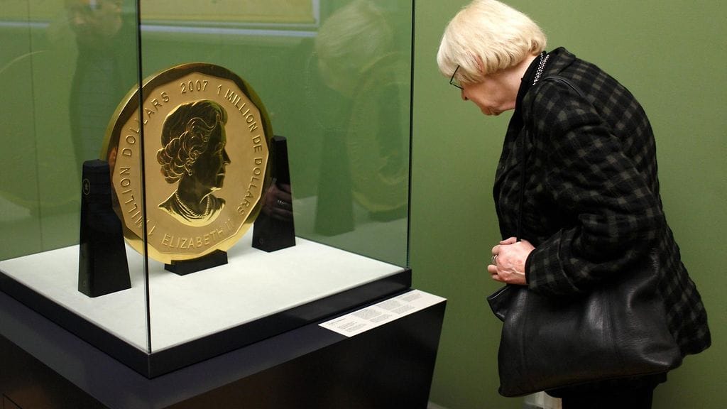 Big Maple Leaf -kolikossa on Eglannin kuningatar Elisabet II:n kuva.