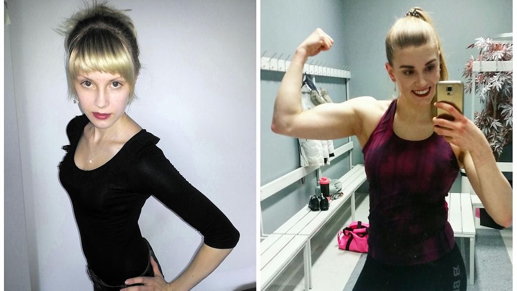 Vuonna 2012 170-senttinen Riikka Matikainen oli 50-kiloinen ruoan ja liikunnan vanki. Viisi vuotta myöhemmin peilistä katsoo 64-kiloinen terve ja onnellinen nainen.