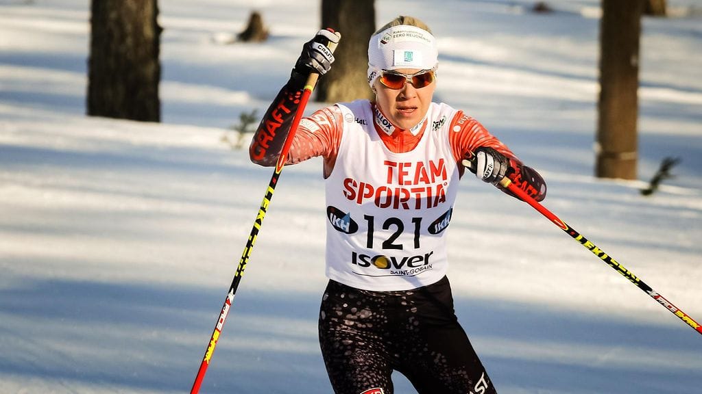 Kaisa Mäkäräinen Kontiolahdella perjantaina.