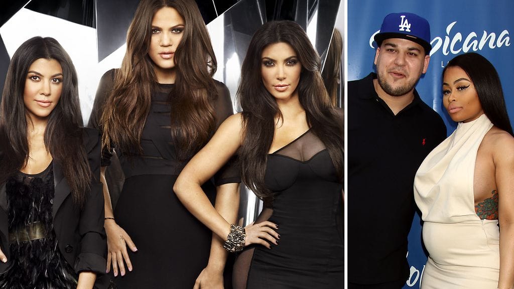 Khloe, Kourtney ja Kim Kardashian estivät Blac Chynan (oikealla) aikeet saada Kardashian-sukunimi. Chynan uumoiltiin avioituvan siskosten pikkuveljen Robin kanssa juuri tästä syystä.