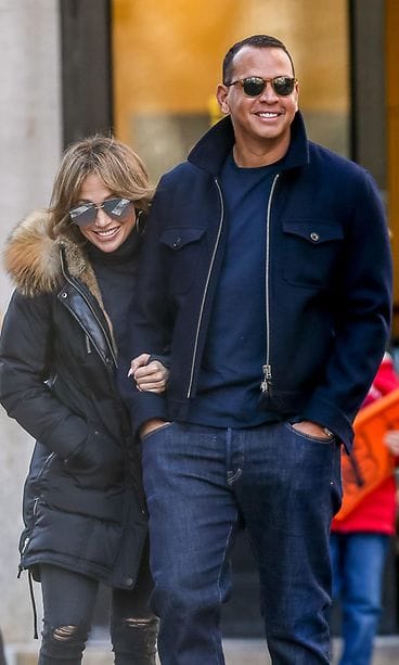 Jennifer Lopez ja Alex Rodriguez 2.4.2017 1