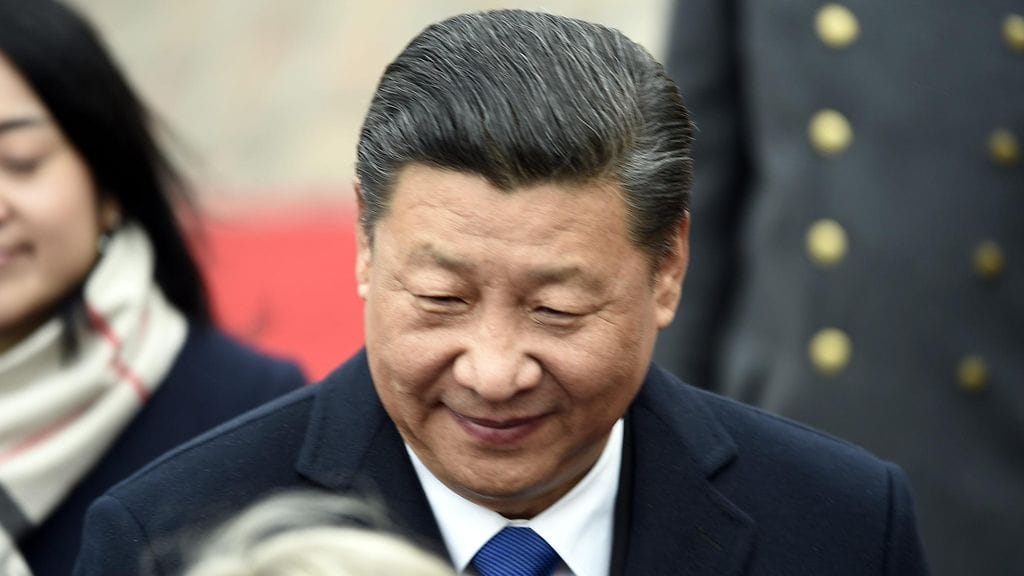 Kiinan presidentti Xi Jinping (kuvassa) tapasi Etelä-Afrikan presidentti Cyril Ramaphosan maanantaina.