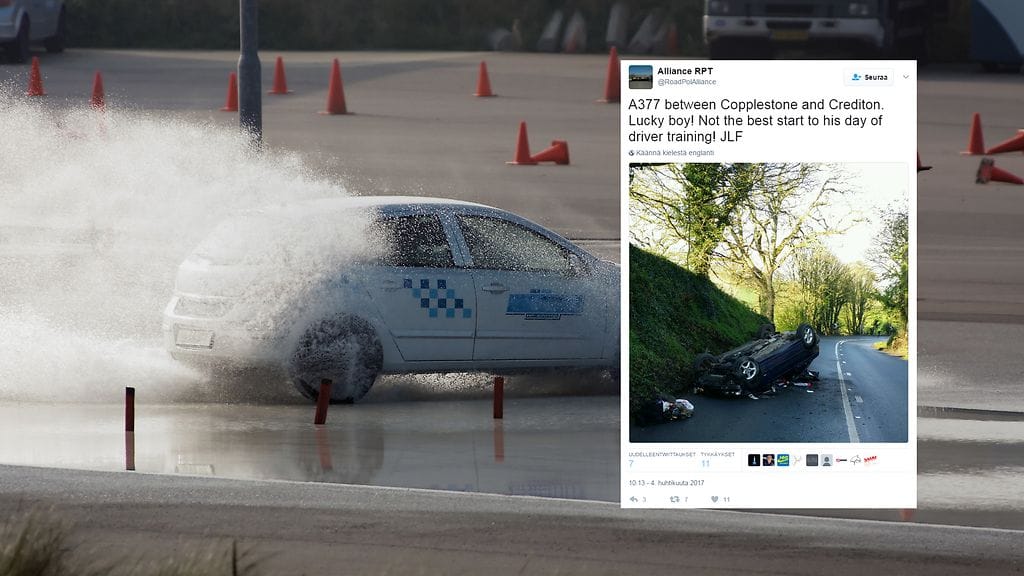 Kuvankaappaus Twitteristä.