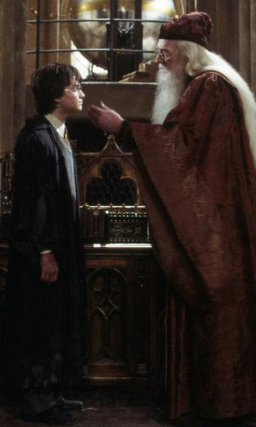 Richard Harris ja Daniel Radcliffe