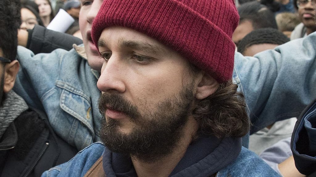 Shia LaBeouf 20. tammikuuta 2017.