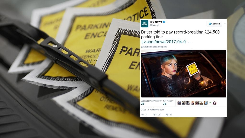 Kuvankaappaus Twitteristä.