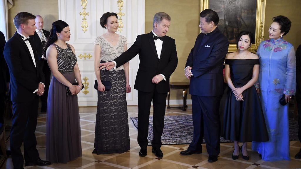 Jenni Haukio, Sauli Niinistö Kiinan presidenttiparin vierailun iltajuhla 5.4.2017 6