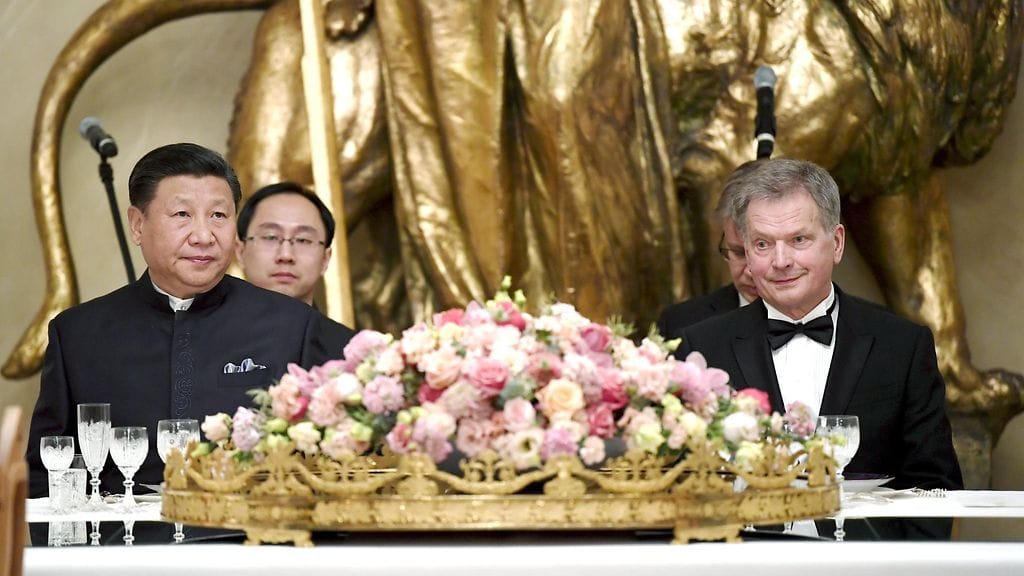 Jenni Haukio, Sauli Niinistö Kiinan presidenttiparin vierailun iltajuhla 5.4.2017 8