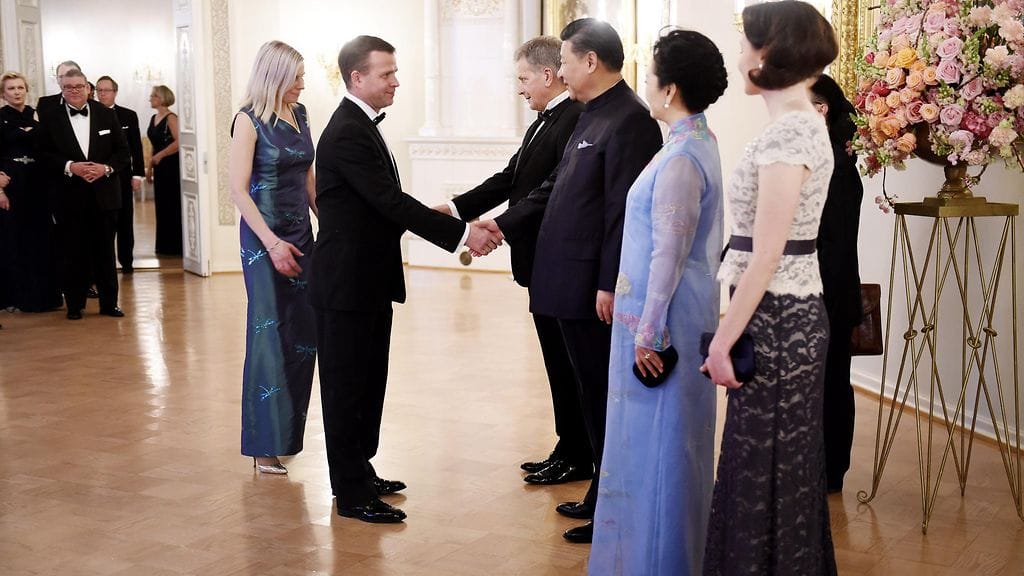 Jenni Haukio, Sauli Niinistö Kiinan presidenttiparin vierailun iltajuhla 5.4.2017 3