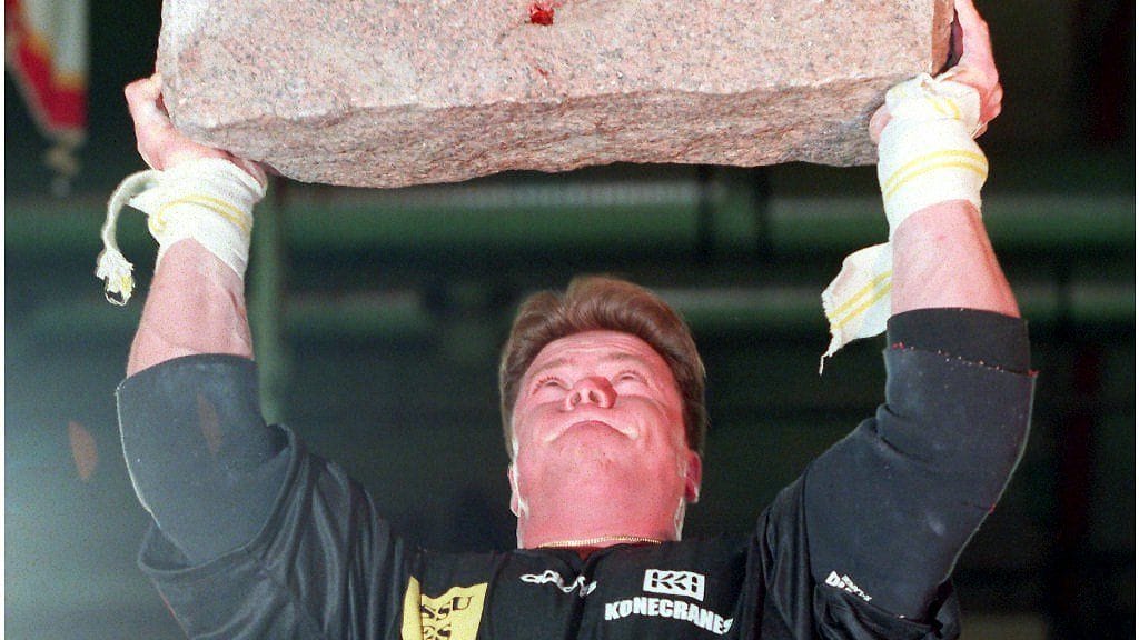 Jouko Ahola 1996 Suomen vahvin mies kisat