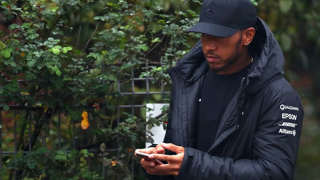 Lewis Hamilton Shanghaissa torstaina.