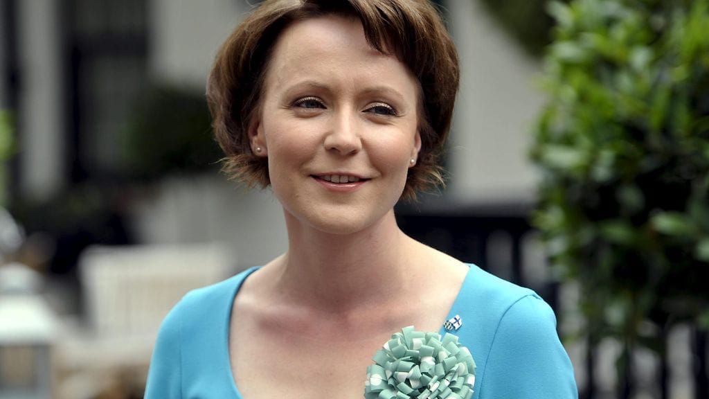 Jenni Haukio Lontoon olympialaisissa vuonna 2012.