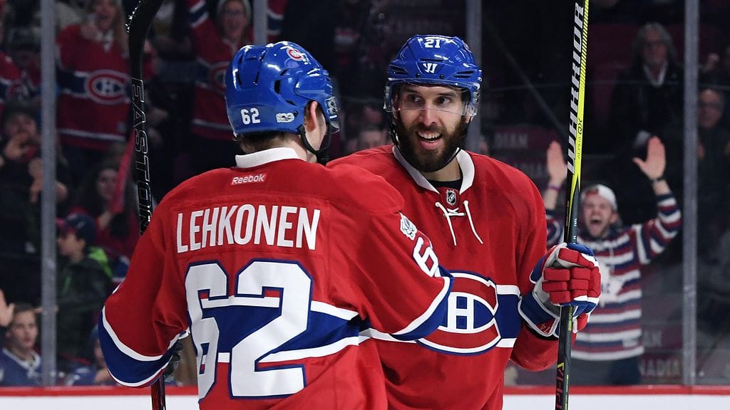 Artturi Lehkonen syötti Dwight Kingin osuman.