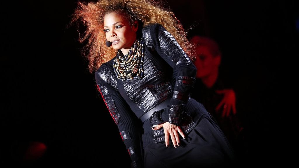 Janet Jackson esiintyi Dubaissa maaliskuussa 2016.