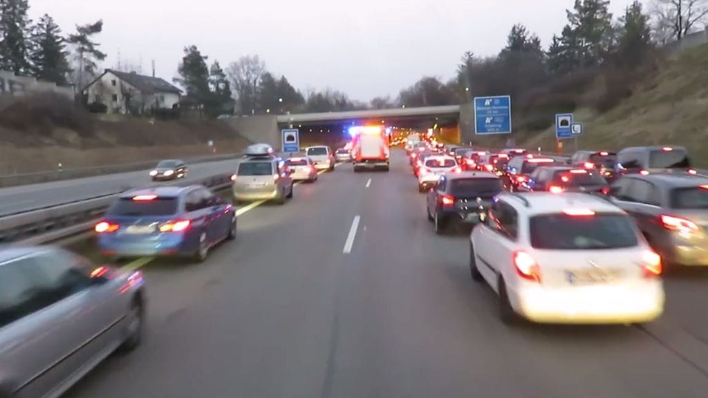 Kuvankaappaus Gräfelfingin vapaapalokunnan Facebook-videolta.