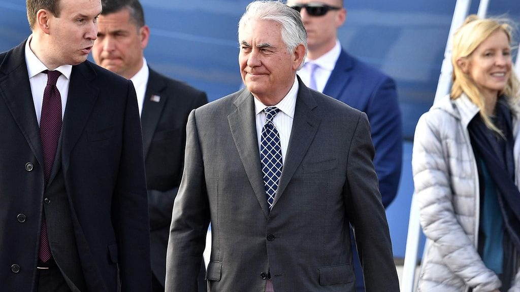 Rex Tillerson saapui Moskovaan Italiasta.