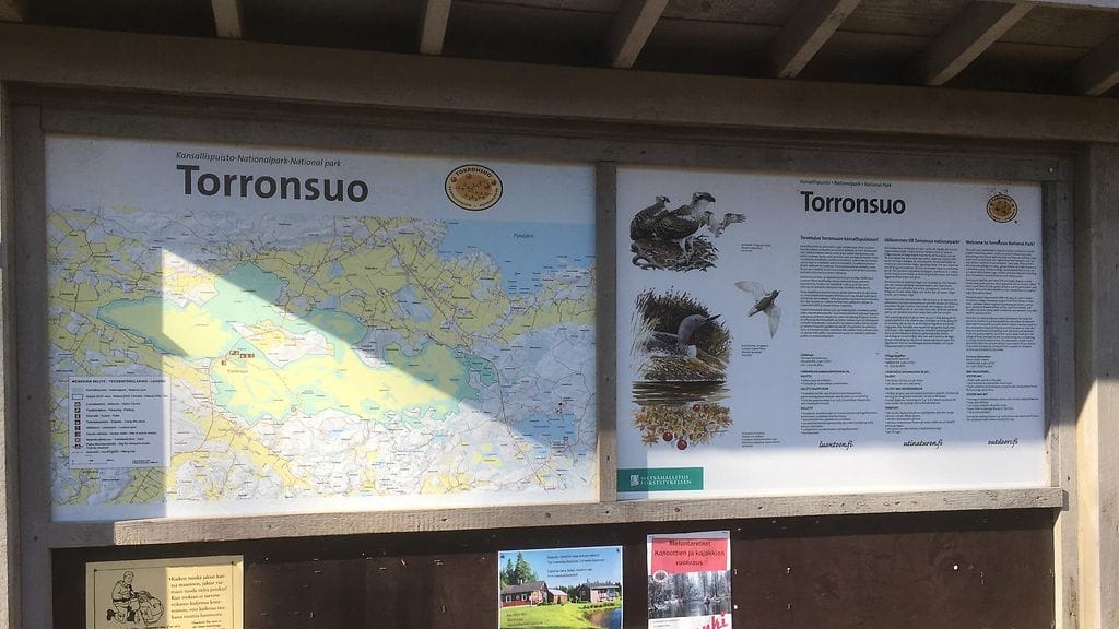 Torronsuo, kansallispuisto, kartta