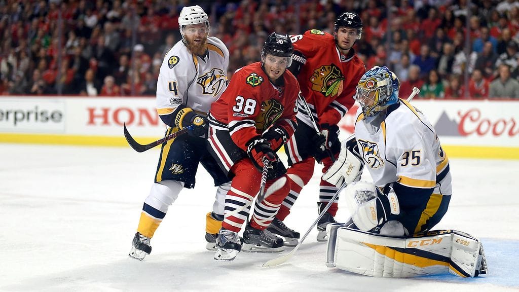 Pekka Rinne pysäytti Chicagon.