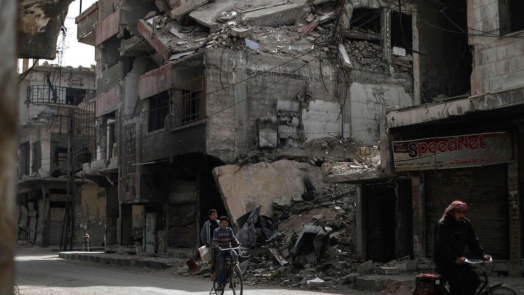 Kuvituskuvaa Syyrian Doumasta.