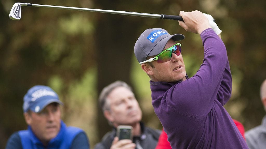 Mikko Ilonen putosi kärjen tahdista lauantaina.