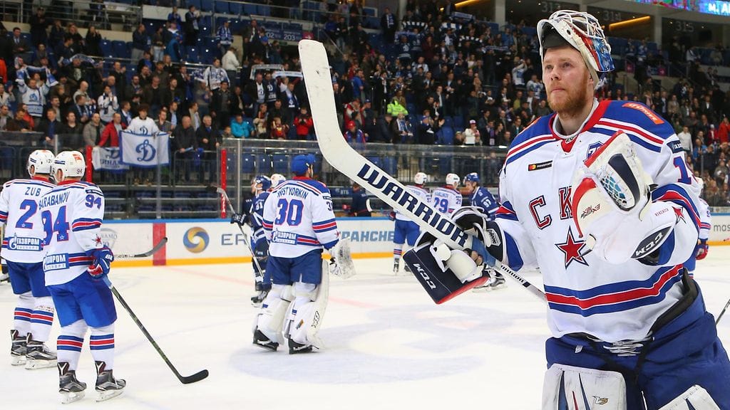 Mikko Koskinen saavutti uransa toisen KHL-mestaruuden (arkistokuva).