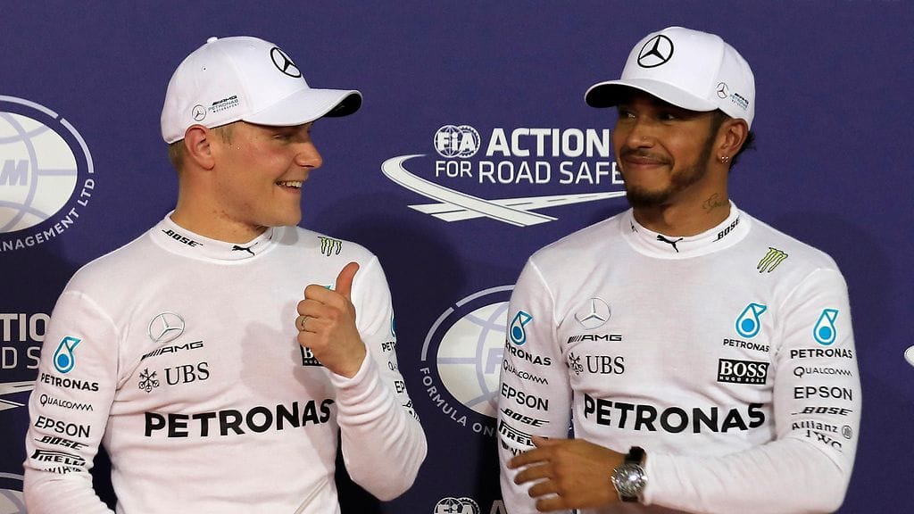 Valtteri Bottas, Lewis Hamilton
