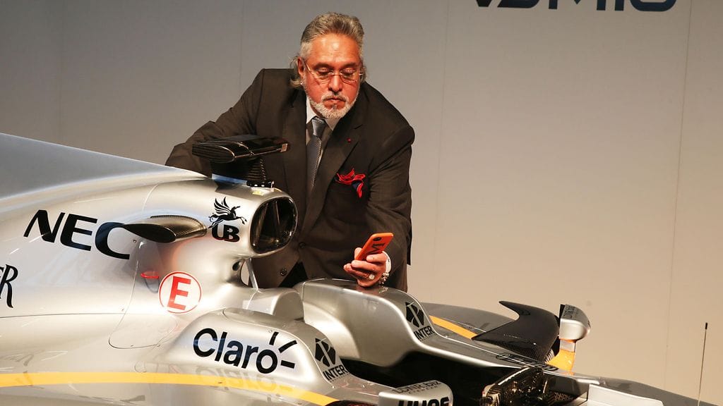 Vijay Mallya viime helmikuussa.