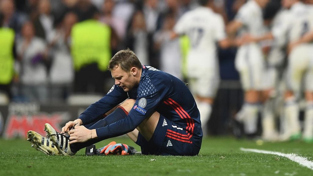 Manuel Neuerille kävi huonosti.