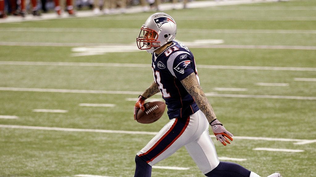 Aaron Hernandez Patriots Super Bowl 2012