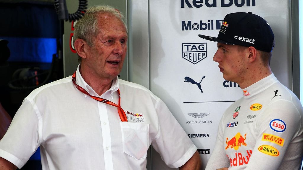 Helmut Marko ja Max Verstappen