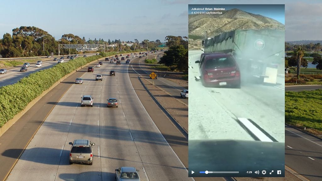 Kuvankaappaus Brian Steimken Facebook-videolta.