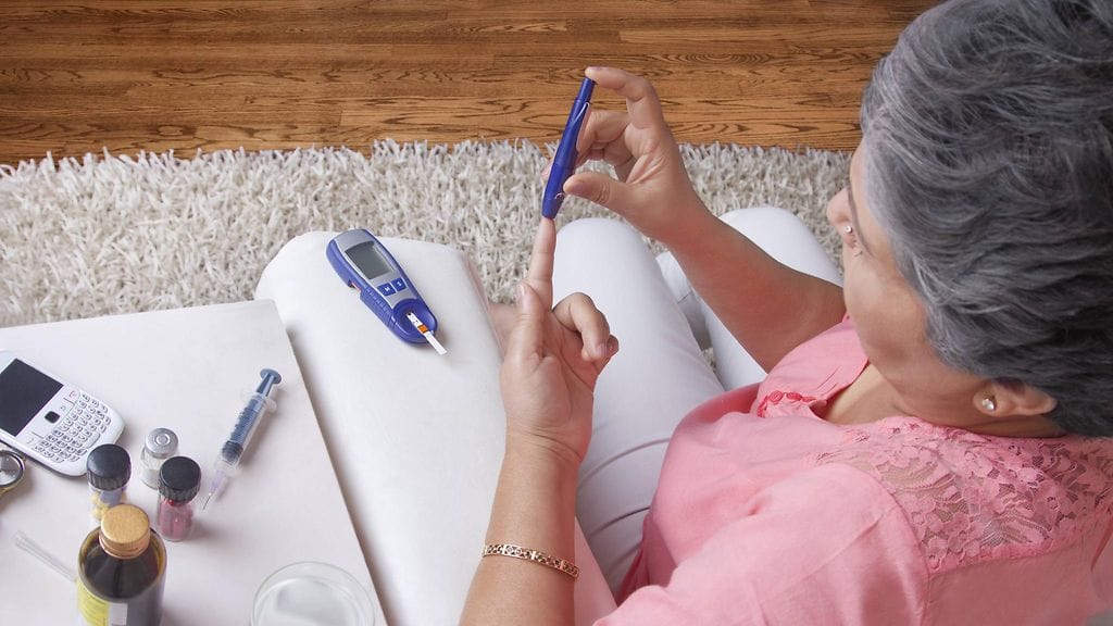 Diabeteksen hoito on parantunut. Kuvituskuva.