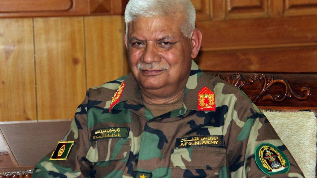 Afganistanin puolustusministeri Abdullah Habibi.