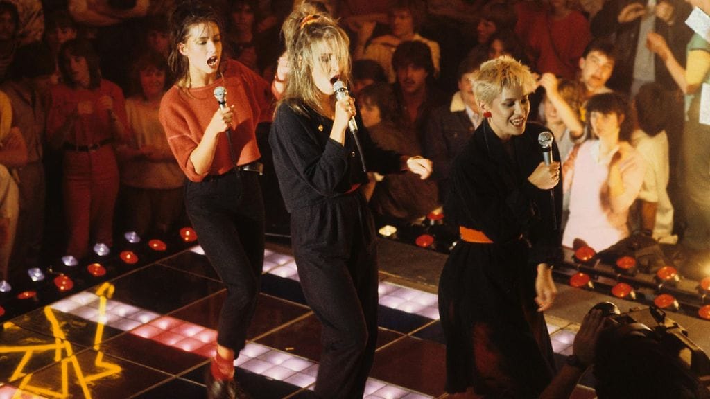 Bananarama esiintymässä 1985