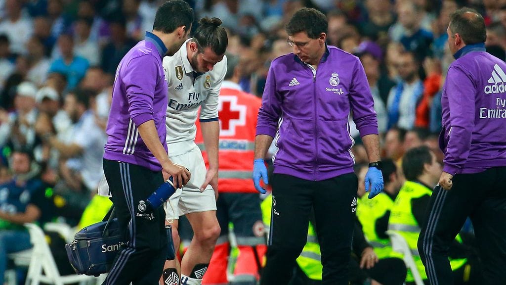 Gareth Bale loukkaantui Barcelonaa vastaan pelatussa ottelussa.