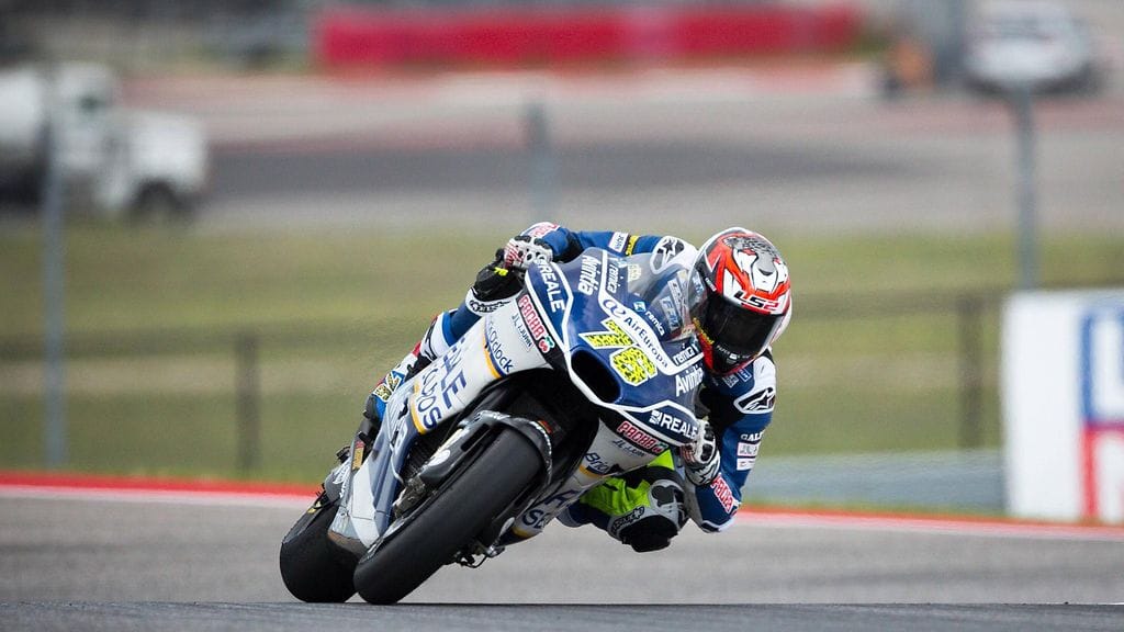 Loris Baz oli lähellä kaatua aika-ajoissa.