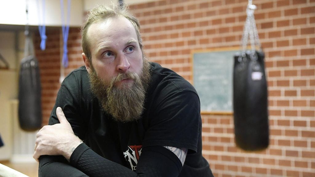 Robert Helenius sparrasi Brittien saarilla (arkistokuva).