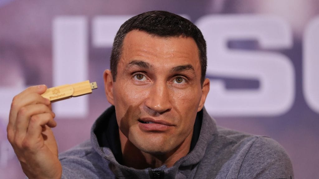 Vladimir Klitshko ja mystinen muistitikku.