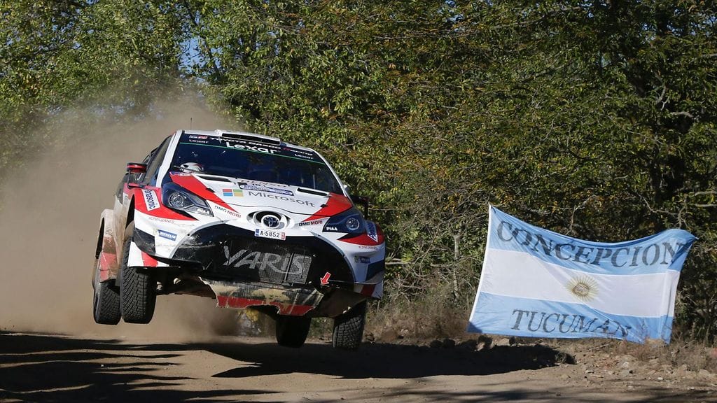 Jari-Matti Latvala ajaa viidentenä Argentiinan MM-rallissa.
