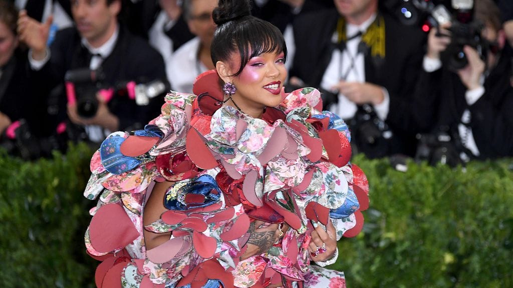 Rihanna Met-gaalassa 1. toukokuuta 2017.