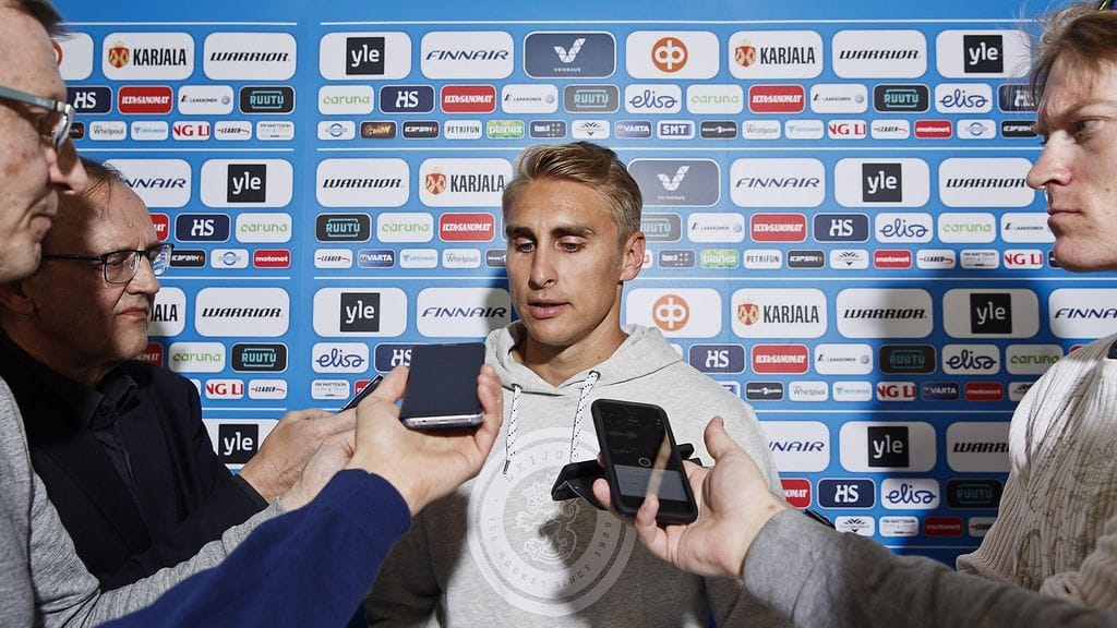 Valtteri Filppula kuuluu Leijonien kokeneeseen kaartiin.