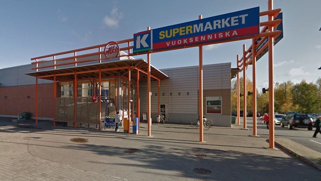 Vuoksenniskan K-supermarket Google Mapsin katunäkymässä.