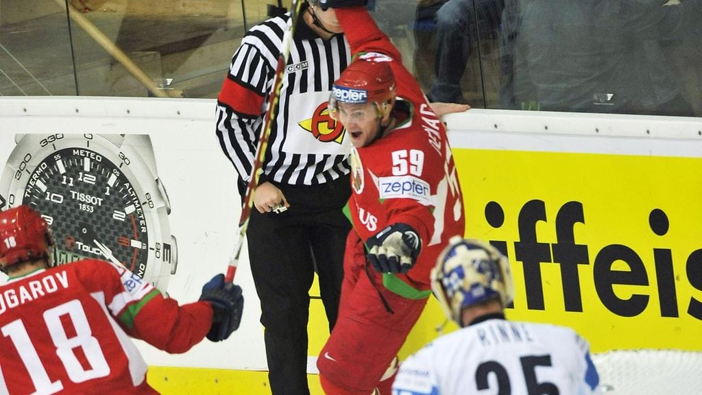 Sergei Demagin järkytti Leijonia vuoden 2009 MM-kisoissa iskemällä maalin jo viiden sekunnin pelin jälkeen.