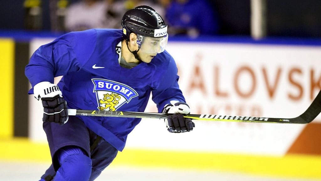 Valtteri Filppula treeneissä Pariisissa