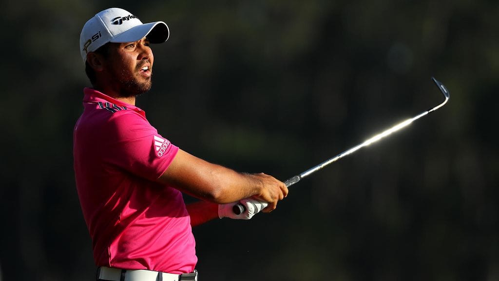 Jason Day juhli The Players Championshipissä vuosi sitten.