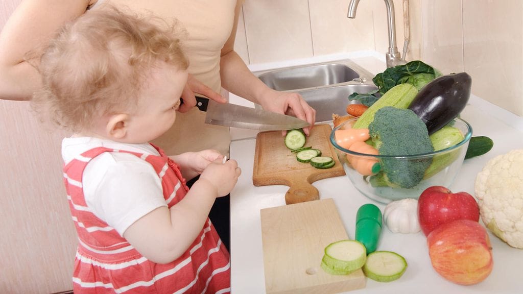 Keittiössä sattunut vaaratilanne sai äidin kauhuisinsa.